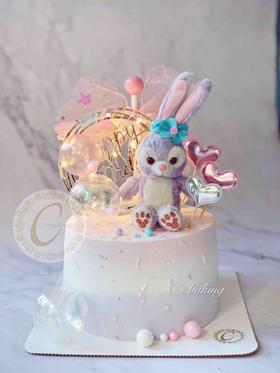 迪士尼 星黛露 兔子/梦幻场景/小仙女最爱 忌廉蛋糕（默认自提，收费配送请联系客服）