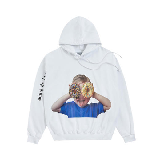 ACME DE LA VIE BABY FACE HOODIE WHITE DOUGHNUT 2 上衣JPY带授权招加盟代理 商品图0
