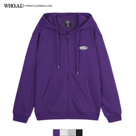 WHOAU男连帽拉链薄款卫衣/ WHMZA2411UJPY带授权招加盟代理