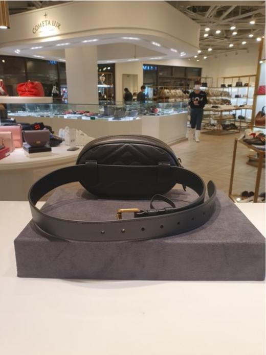 奥莱古驰GG Marmont Matlasse腰包476434-DSVRT-1000JPY带授权招加盟代理 商品图3