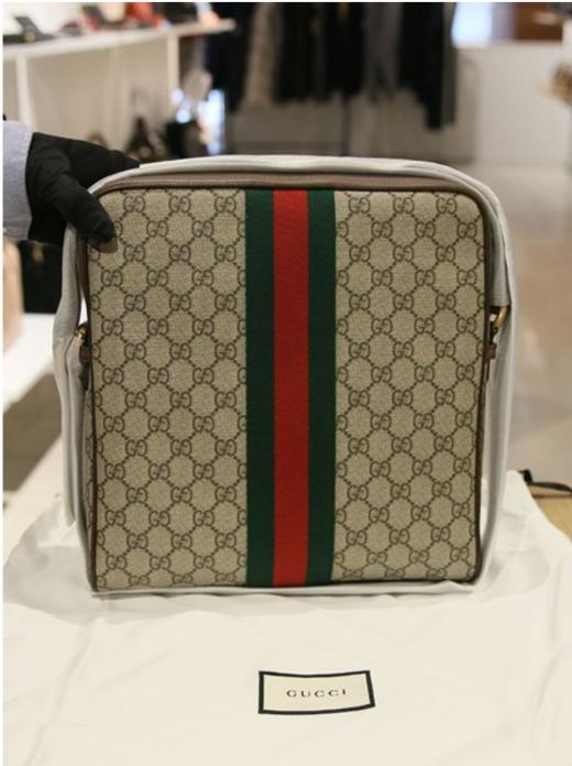 奥莱GUCCI古驰GG Ophidia 中号中性斜挎包（547934 96IWT 8745）JPY带授权招加盟代理 商品图1