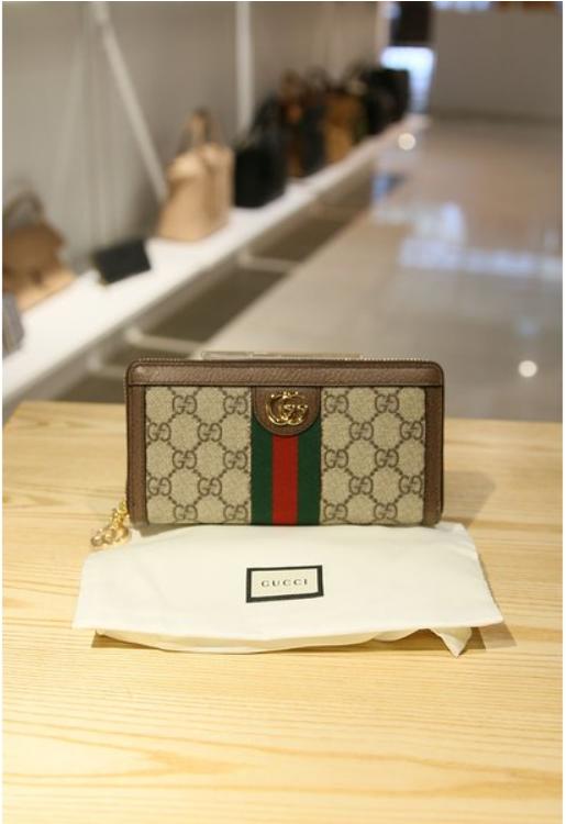 奥莱GUCCI Gucci Ophidia GG长款钱包（523154 96IWG 8745）JPY带授权招加盟代理 商品图1