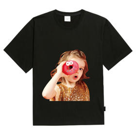 ACME DE LA VIE SHORT SLEEVE 短袖T恤 BLACK DONUTS4JPY带授权招加盟代理