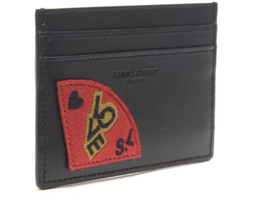 奥莱圣罗兰17FW中性SL爱情补丁卡钱包JPY带授权招加盟代理 商品图1