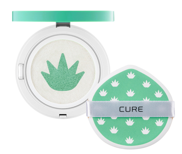 Cure Cooling Sun Cushion SPF50+ 芦荟防晒气垫防紫外线隔离 25gJPY带授权招加盟代理