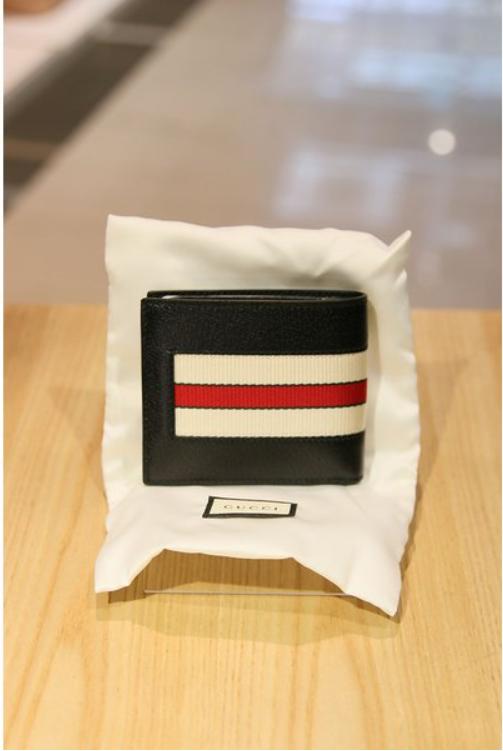 奥莱GUCCI古驰条纹男士钱包（408827 CWGRN 1094）JPY带授权招加盟代理 商品图3