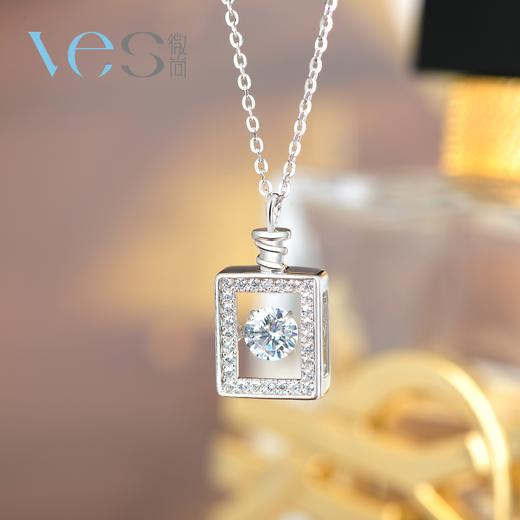 香水瓶镂空银925灵动套链 商品图2