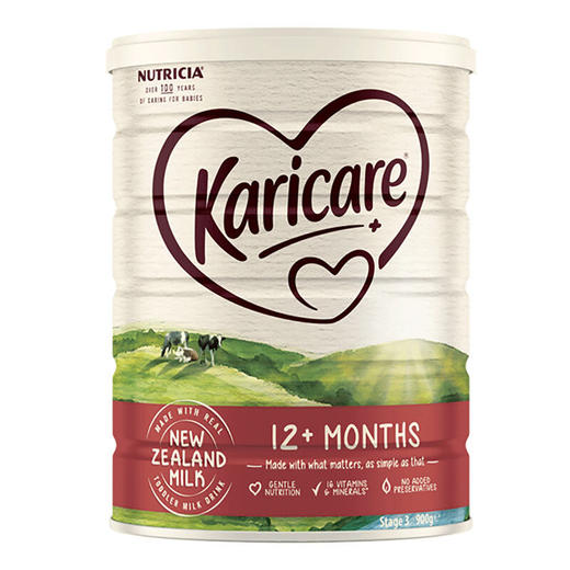 新西兰原装进口 可瑞康(Karicare) 婴儿配方牛奶粉3段 900g 商品图0