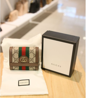 奥莱Gucci Gucci Ophidia GG钱包（523174 96IWG 8745）JPY带授权招加盟代理