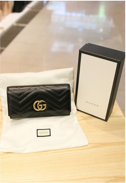 奥莱 GUCCI古驰GG Marmont长款钱包(546577 DTD1T 1000)JPY带授权招加盟代理