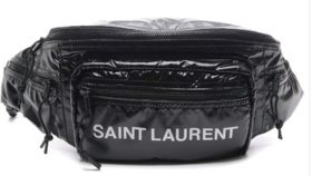 奥莱圣罗兰男士Saint Laurent徽标腰包（581375_HO21Z_1054_1JPY带授权招加盟代理