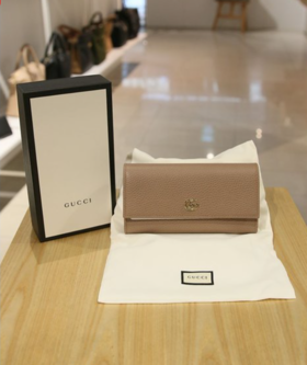 奥莱 GUCCI Gucci GG Marmont翻盖长钱包（456116 CAO0G 5729）JPY带授权招加盟代理