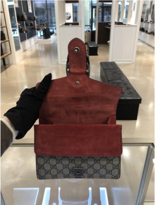 奥莱 Gucci Dionysus Supreme帆布迷你单肩包？421970 KHNRN 8698JPY带授权招加盟代理 商品图2