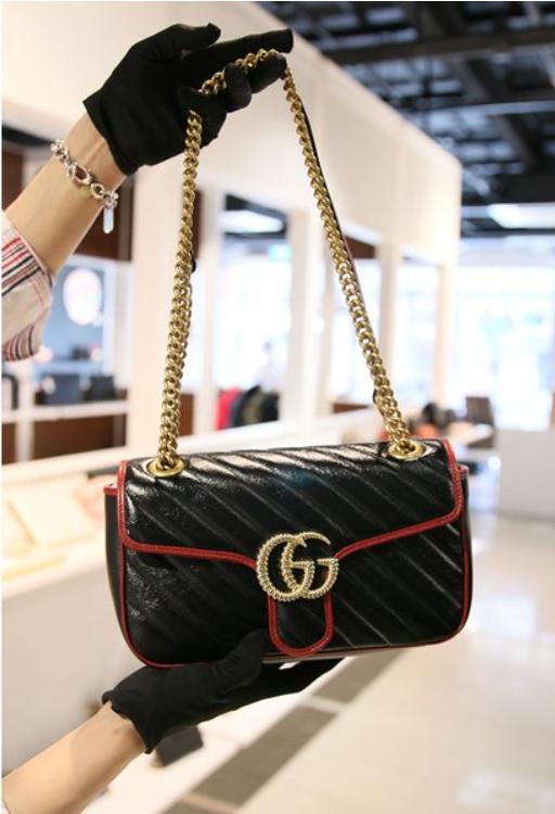 奥莱GUCCI Mamonde GG小号女士单肩包（443497 0OLFX 8277）JPY带授权招加盟代理 商品图4