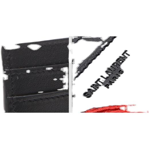 奥莱圣罗兰17FW中性SL爱情补丁卡钱包JPY带授权招加盟代理 商品图4