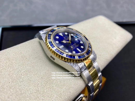 TW 海外镶钻定制版 奢华大作  劳力士 满钻 水鬼 SUB潜水型【表壳】每一颗钻石/彩宝均来自奥地利（施华洛世奇原产地）经过严格的筛选，确保颜色 商品图7