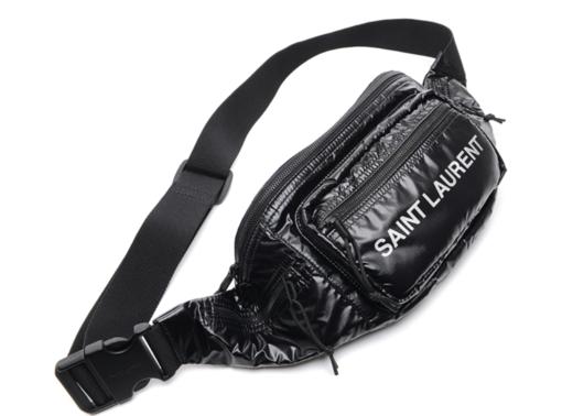 奥莱圣罗兰男士Saint Laurent徽标腰包（581375_HO21Z_1054_1JPY带授权招加盟代理 商品图3