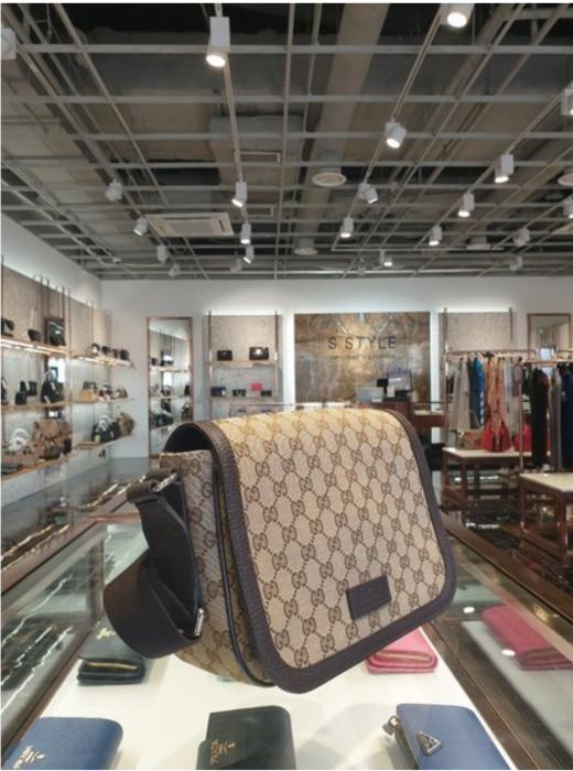 奥莱 Gucci GG帆布斜挎包449172 KY9KN 9886JPY带授权招加盟代理 商品图1