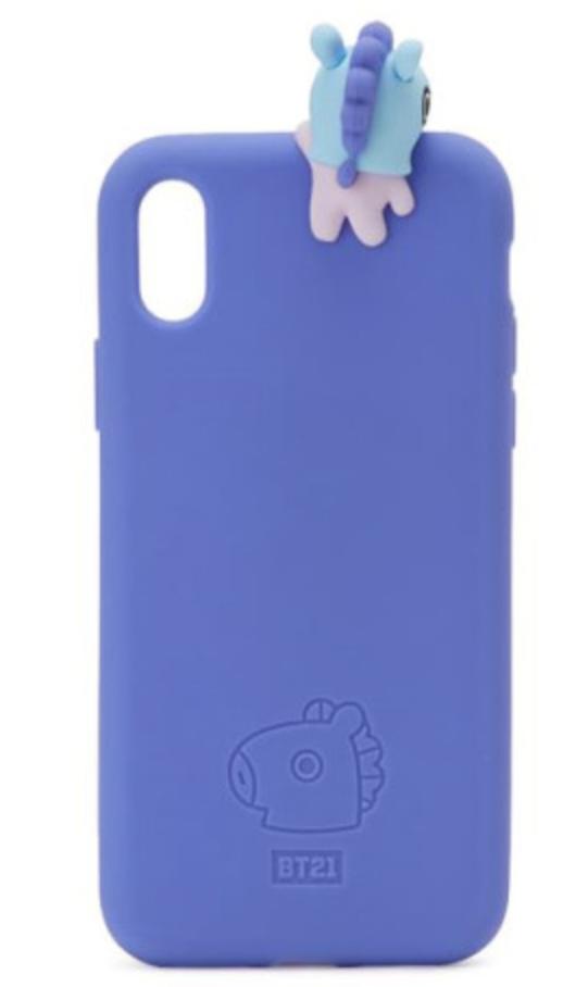 韩国 可爱Line Friends iPhone X BT21 MANG Figure硅胶手机壳JPY带授权招加盟代理 商品图2