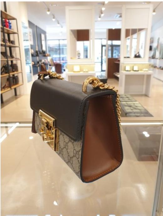 奥莱Gucci Supreme挂锁链式单肩包（409487 KLQJG 9785）JPY带授权招加盟代理 商品图1