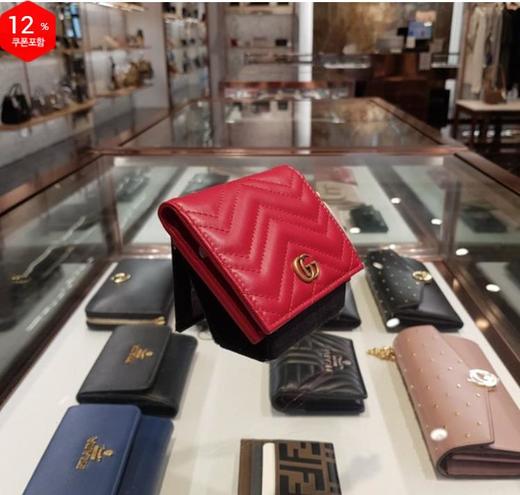 奥莱 Gucci GG Mamon卡夹（红色）546579 DTDHT 6433JPY带授权招加盟代理 商品图1