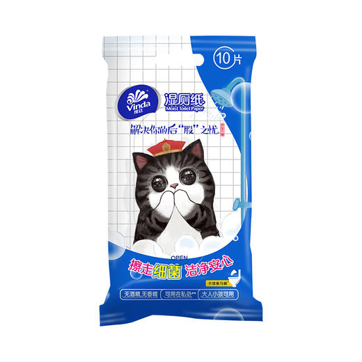 维达湿厕纸10片/袋 商品图1
