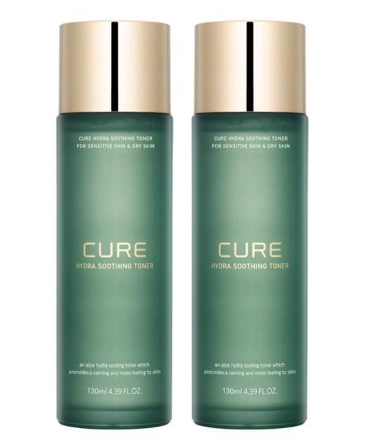 韩国 Cure Hydra Soothing Toner 130ml X 2 芦荟化妆水爽肤水JPY带授权招加盟代理 商品图1