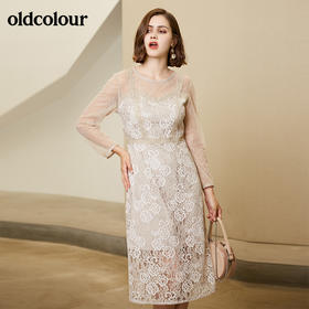 oldcolour长袖连衣裙M11103115