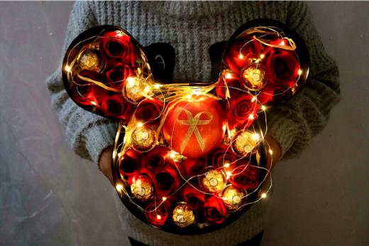 圣诞版11红玫11费列罗1苹果米奇礼盒 商品图1