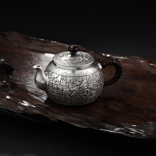 泡茶银壶足银999茶壶茶具 商品图0