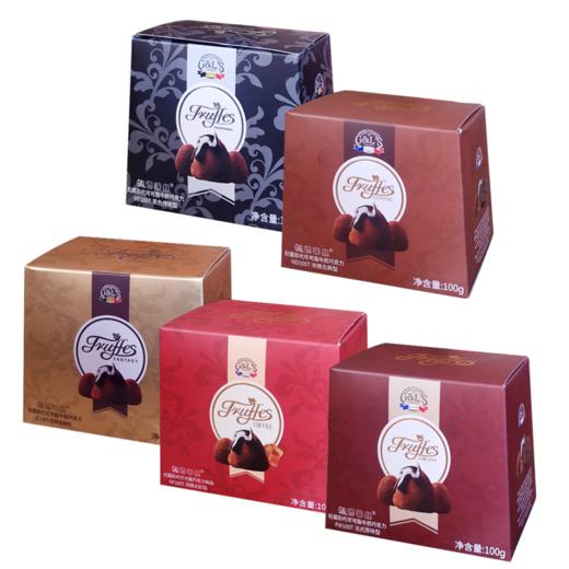 【甜蜜圣诞】德菲丝松露形代可可脂巧克力 浓郁奶香型100g 商品图0