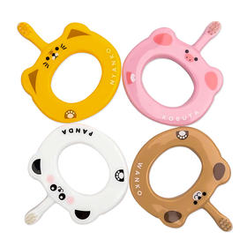 日本CI宝宝圈圈软毛牙刷婴幼儿训练刷牙5月-1-2-3岁