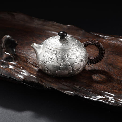 泡茶银壶足银999茶壶茶具 商品图2