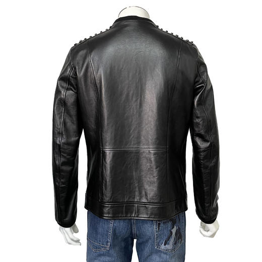 Marco Azzali黑色皮衣 L3701200 商品图1