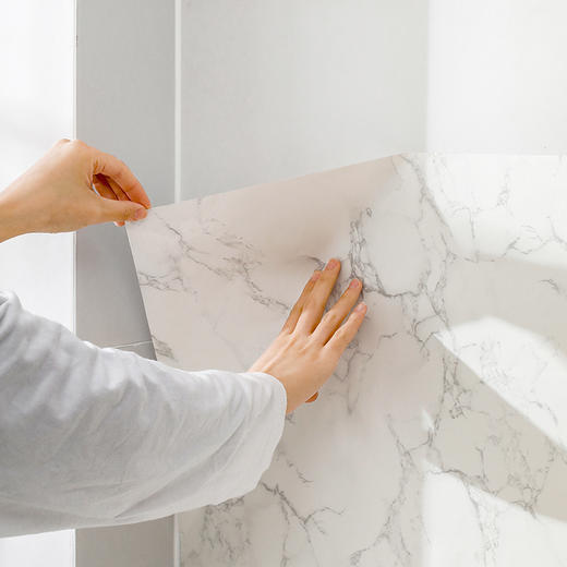 FaSoLa 耐高温防油贴纸 厨房自粘防水防油污灶台墙纸台面橱柜壁纸 商品图12