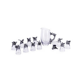 罗比罗丹 十二生肖兽首摇酒器套装 玺宴