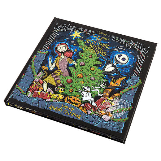 预售 【中商原版】The Nightmare Before Christmas Advent Calendar and Pop Up Book 豆瓣高分 英文原版 圣诞夜惊魂立体书 Scott Cam 商品图2