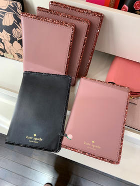 国内现货 Kate Spade KS 闪粉边牛皮夹 卡包