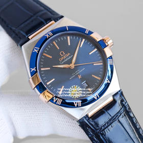 SSS工厂，新款OMEGA 「Constellation Gents’」星座系列第五代作品，依然延续经典的星徽标志和表圈托爪元素，展现优雅的绅士风