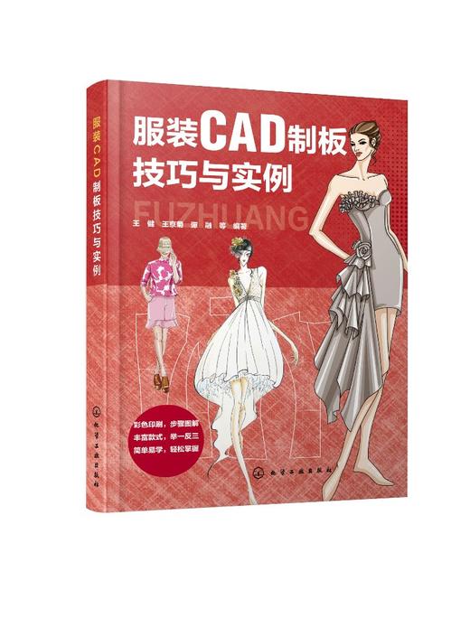 服装CAD制板技巧与实例 王健 王京菊 谭融 服装CAD制板教程结构设计技法与制作书籍从入门到精通 CAD软件工具应用 CAD打板专业知识 商品图0