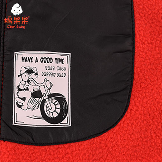 棉果果春秋季男童摇粒绒双面穿马夹M112171421086 商品图3