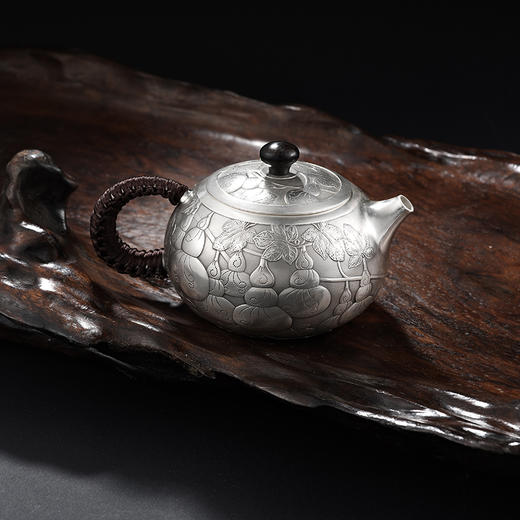 泡茶银壶足银999茶壶茶具 商品图3