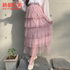 韩都衣舍2021夏装新款韩版学生网纱仙女裙蛋糕裙半身裙OM90551璎 商品缩略图2