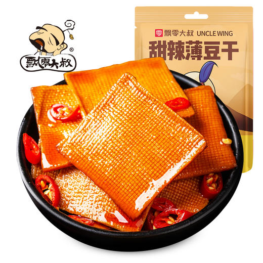 108g飘零大叔甜辣薄豆干 商品图0