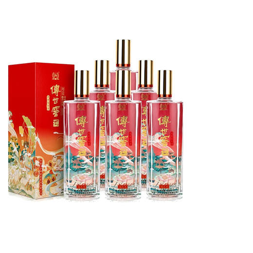 【酒厂直营】52度 传世窖池酒福之乐500ml*6 泸州老窖官方旗舰店（内含礼品袋） 商品图0