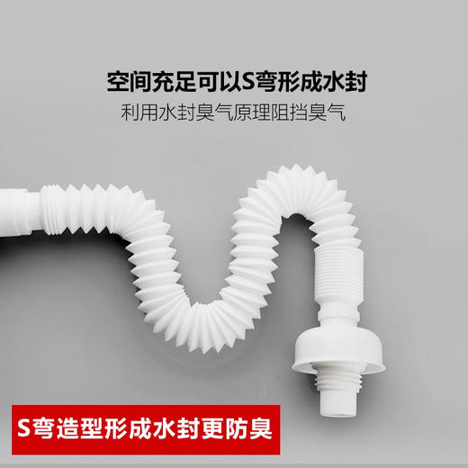 SQ：3989免打胶面盆下水套装 商品图1