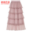 韩都衣舍2021夏装新款韩版学生网纱仙女裙蛋糕裙半身裙OM90551璎 商品缩略图4