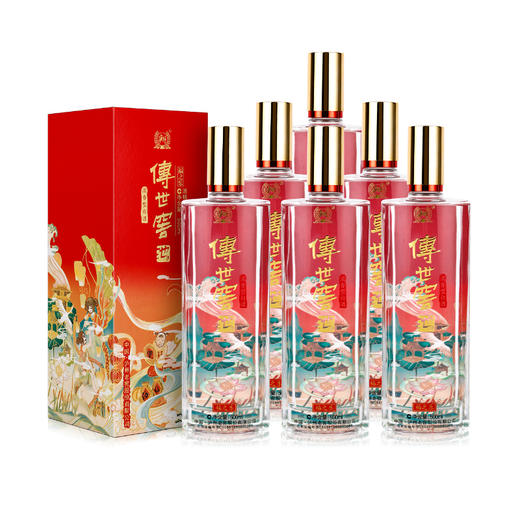 【积分当钱花】52度 传世窖池酒福之乐500ml*6 泸州老窖官方旗舰店 商品图0