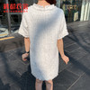 韩都衣舍2021夏装新款小香风时尚chic流苏短款连衣裙PS9013諨 商品缩略图3