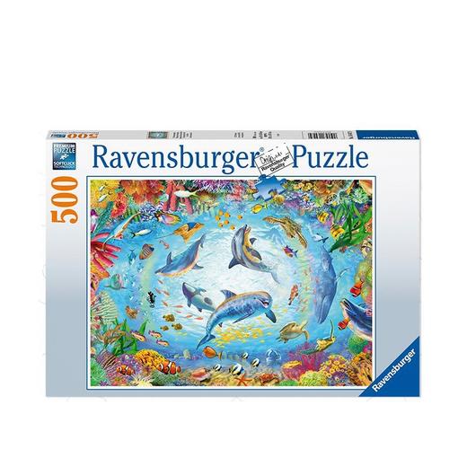 Ravensburger拼图 平面拼图500片海底的山洞RAVC164479 商品图0